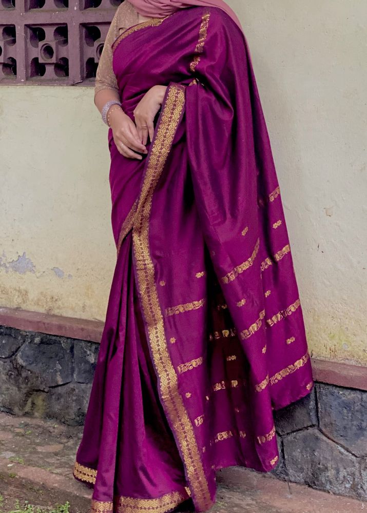 Elegant Purple Saree