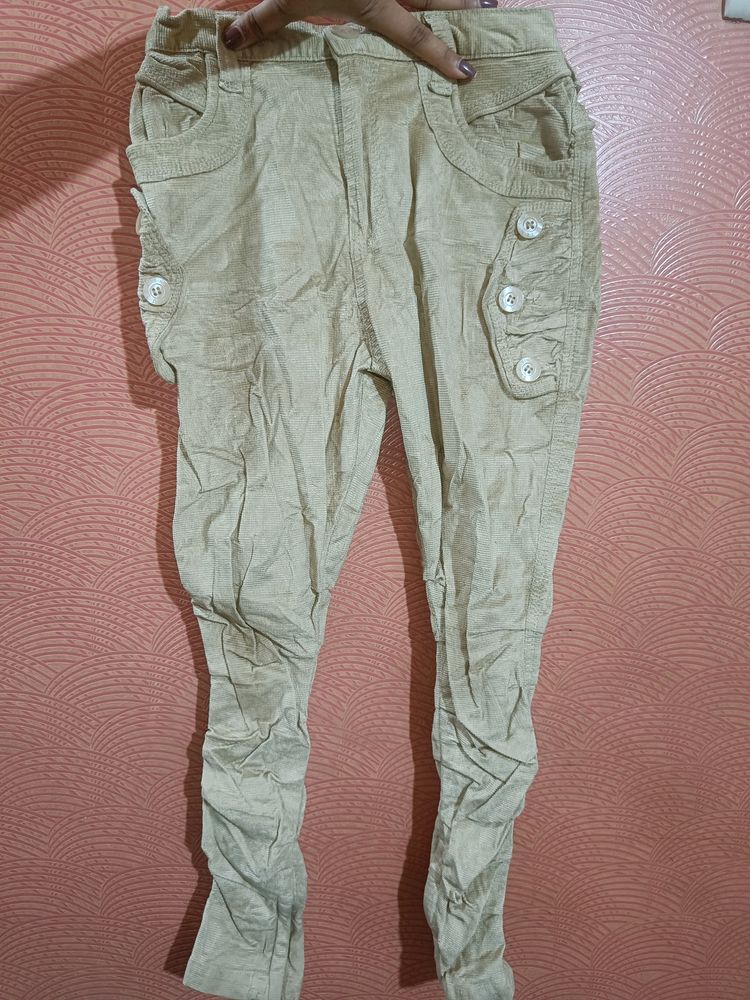 Cream Colour Bottom For Boys