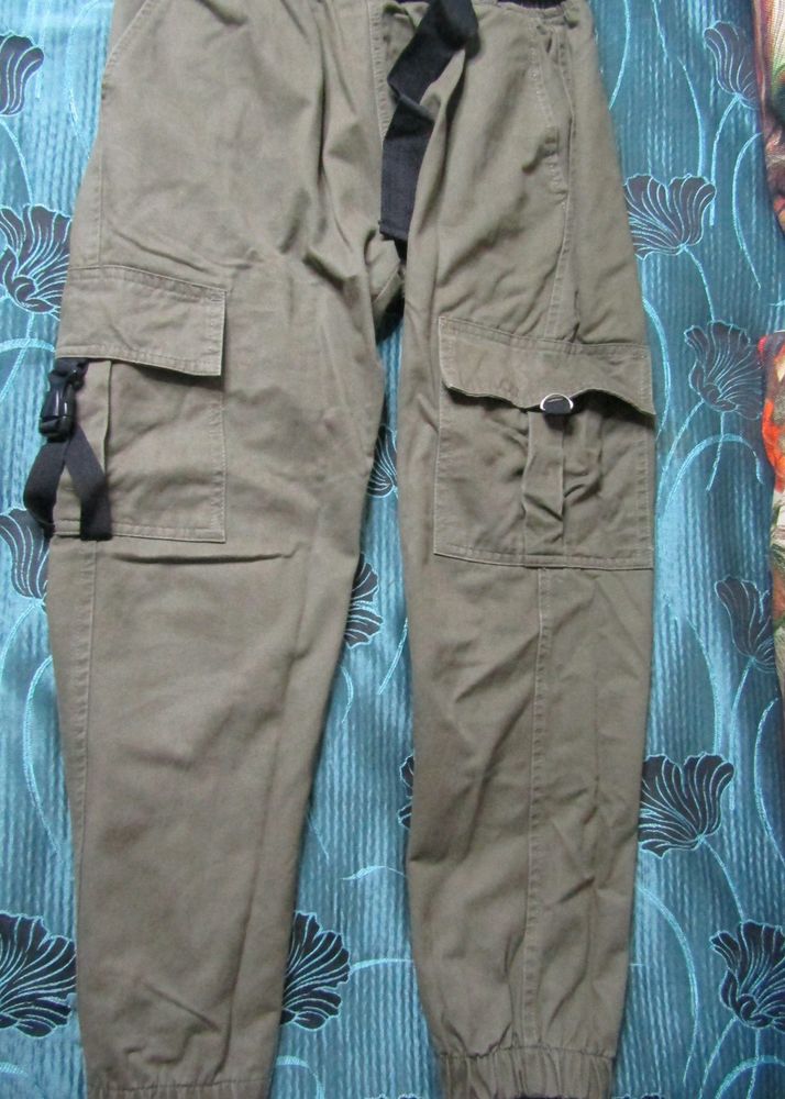 Khaki cargo pants