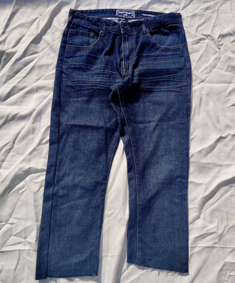 Dark Blue Denim Jeans