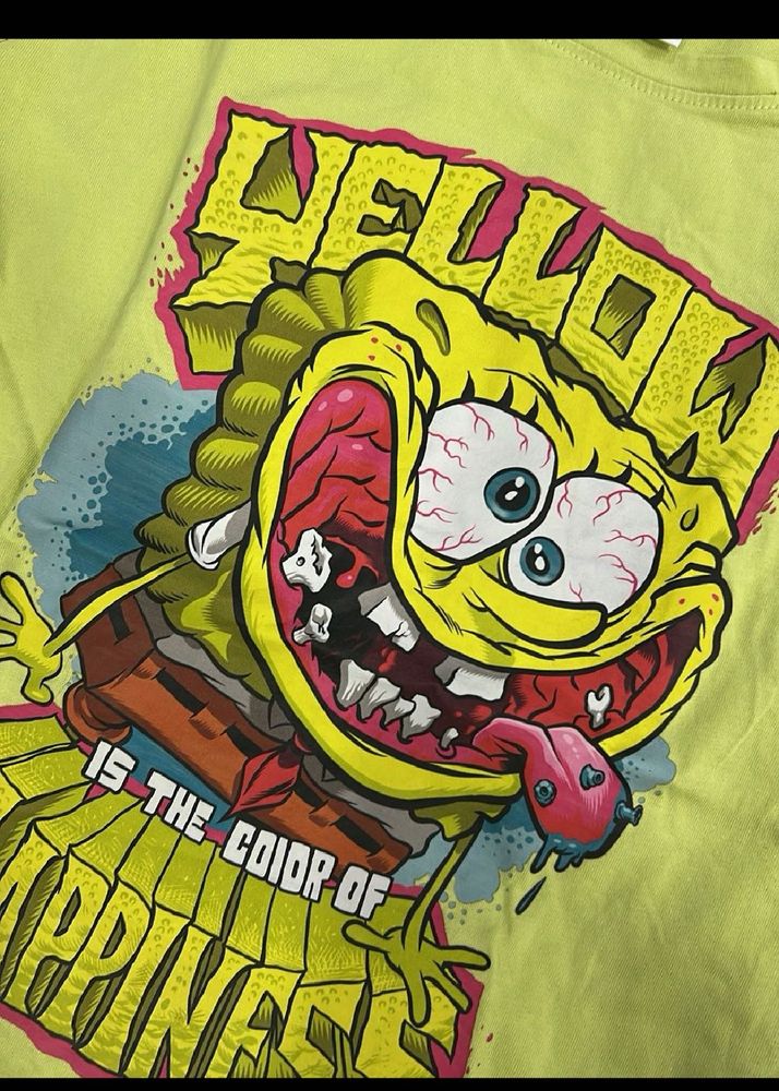 Crazy Spongebob Graphic Tee
