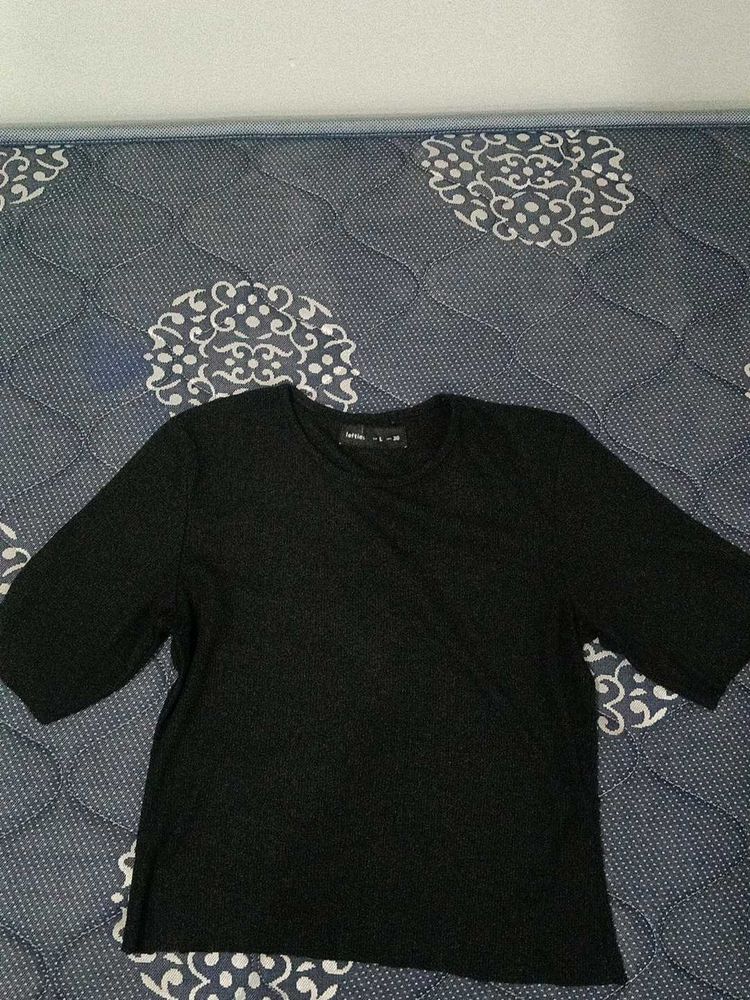 Basics Black Tee