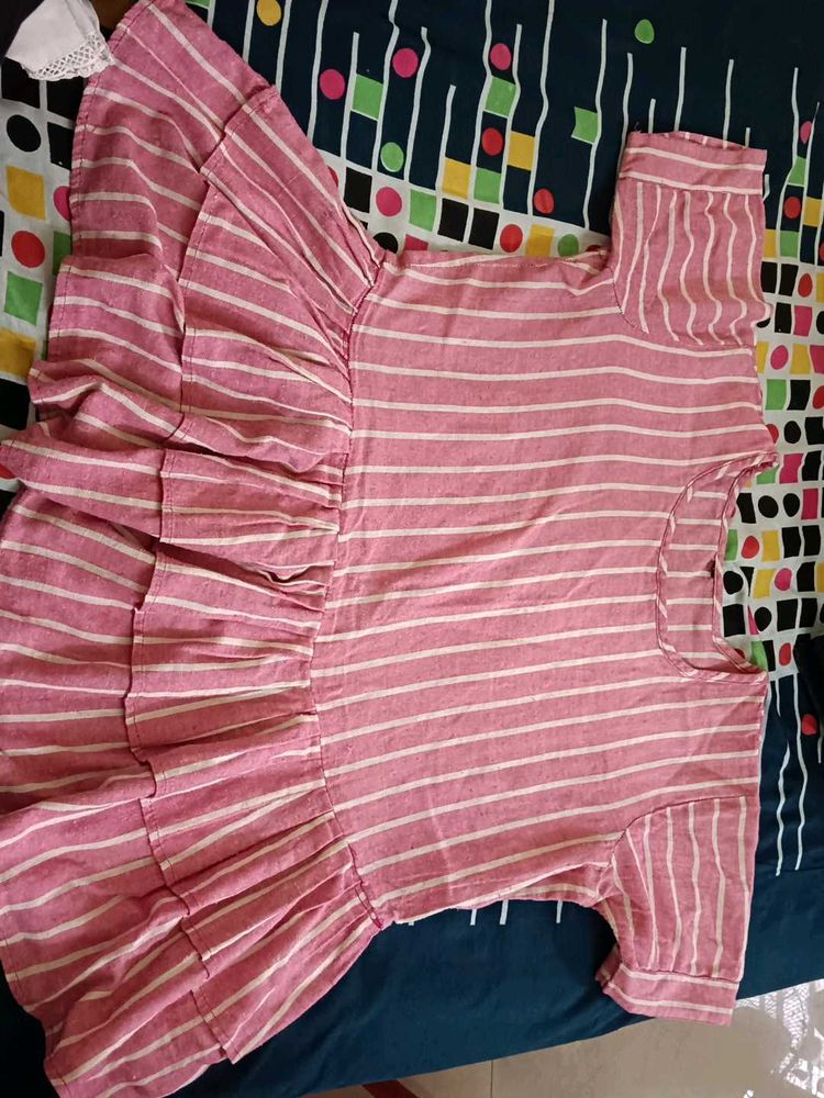 Striped Pink Dress