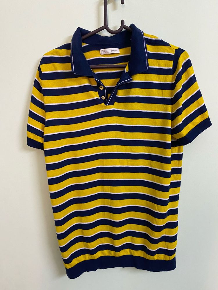 Striped Polo T-shirt