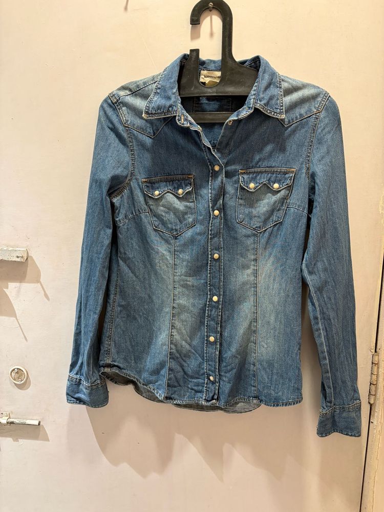 H&amp;M Denim Western Shirt