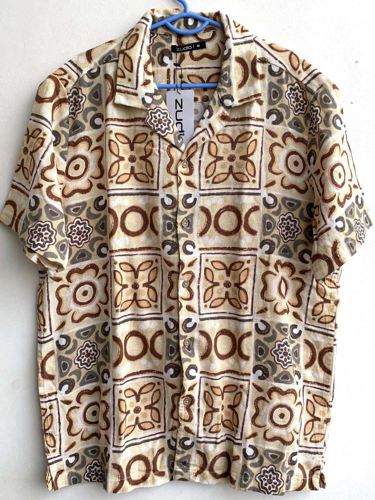 Zudio Floral Print Short Sleeve Shirt