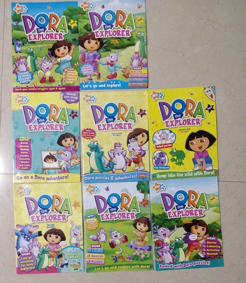 Dora the Explorer Magazine Bundle Of 8
