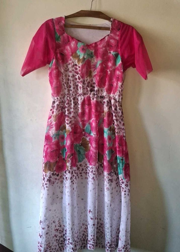 Floral Print Maxi Dress