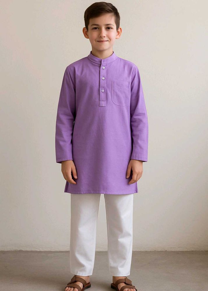 Lavender Kurta &amp; Plazma