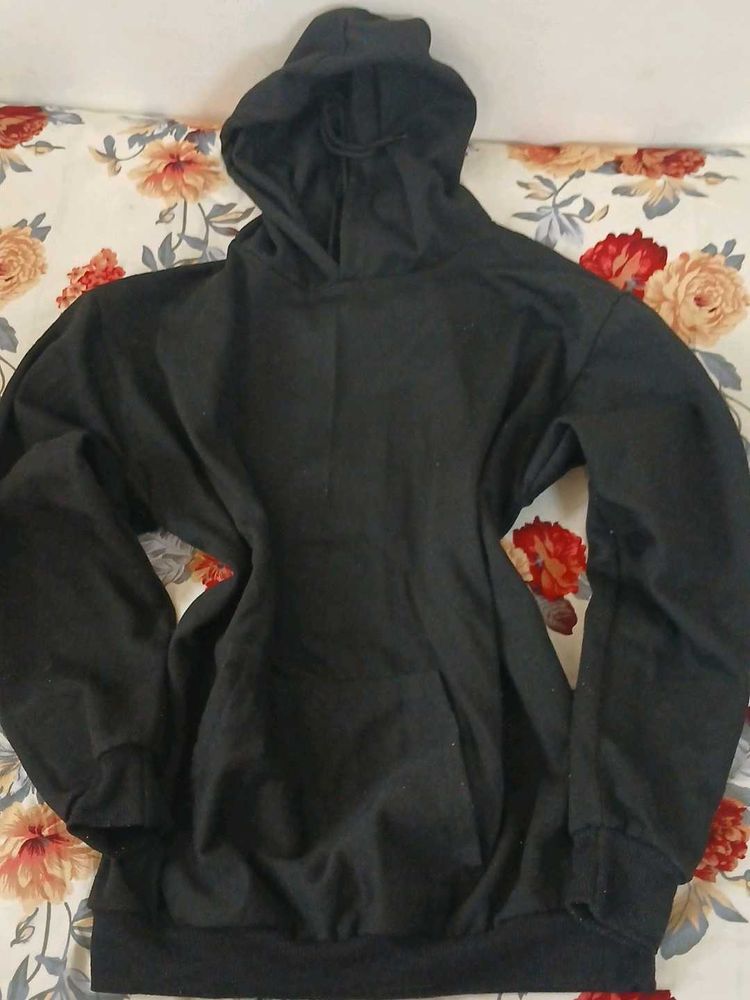 Black Pullover Hoodie