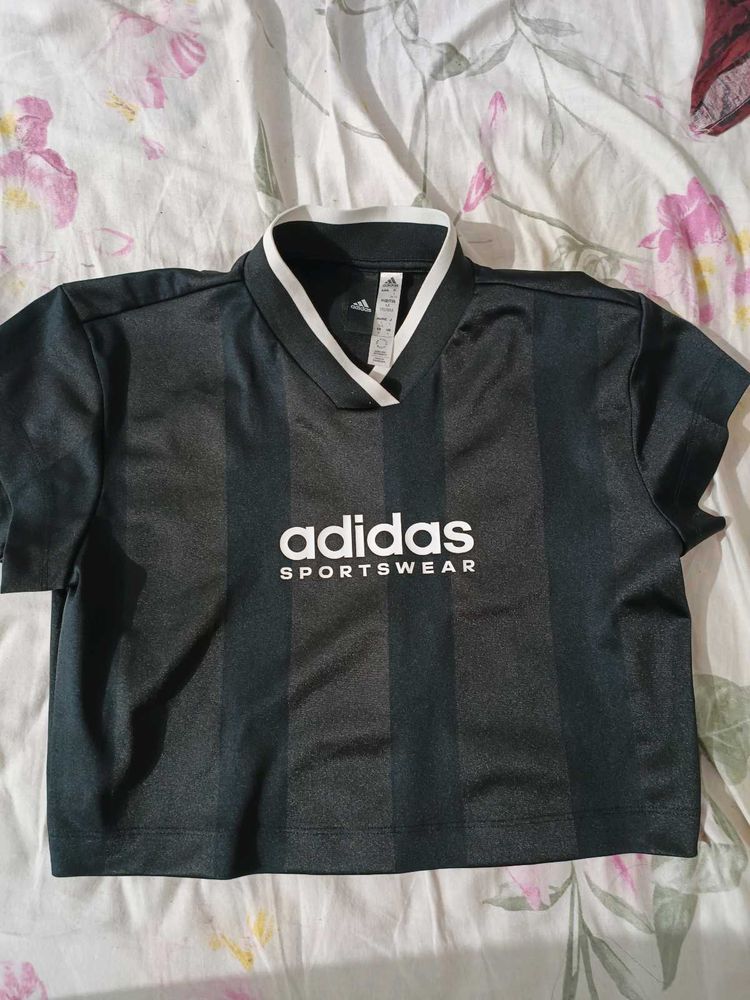 Adidas Black Crop Top