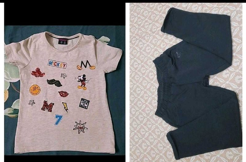 Branded top &amp; jegging