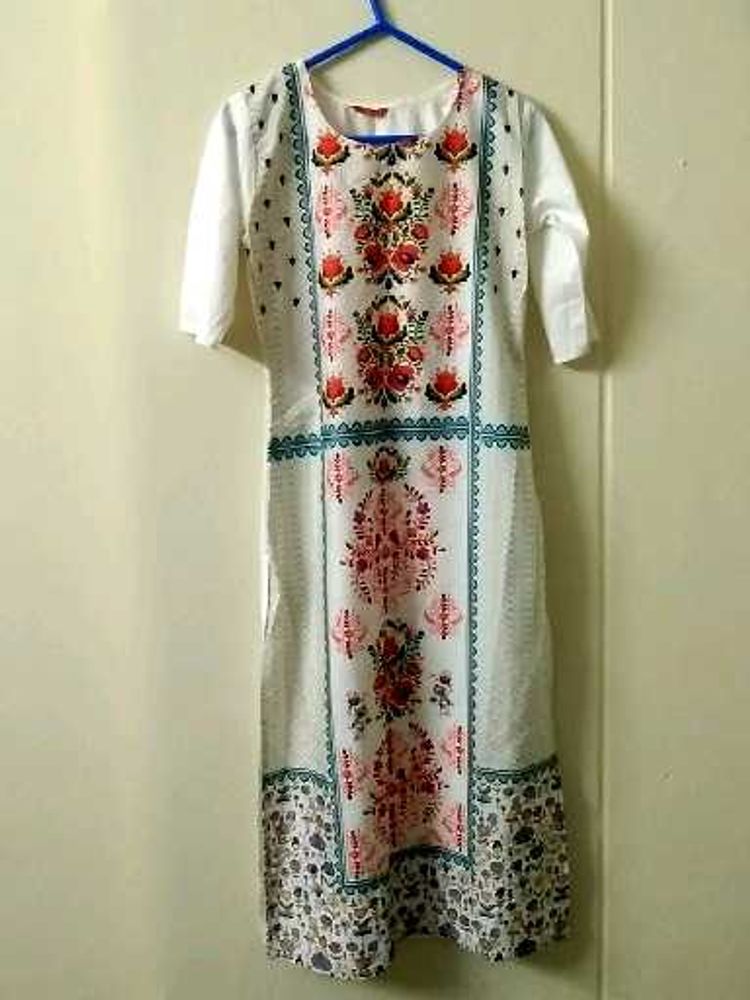 Floral Print Kurta