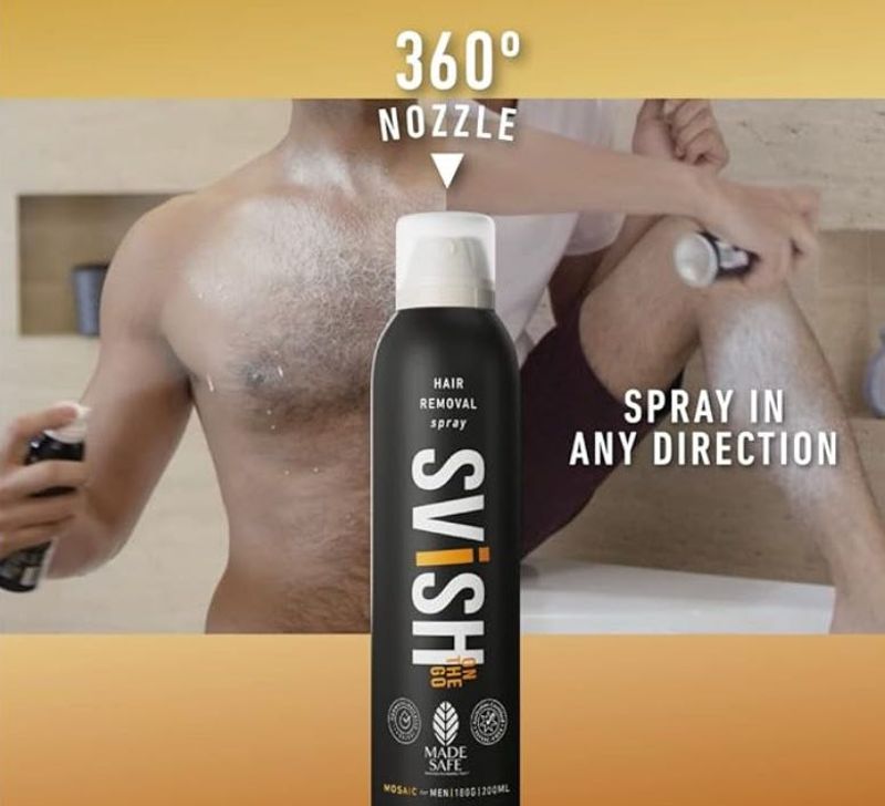 Svish Pack Of 3 Hair Removal Spray For Men