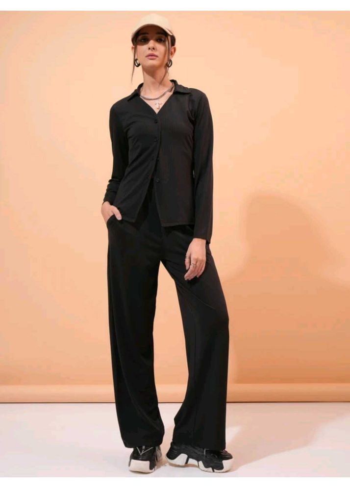 Chic Black Co-ord Set