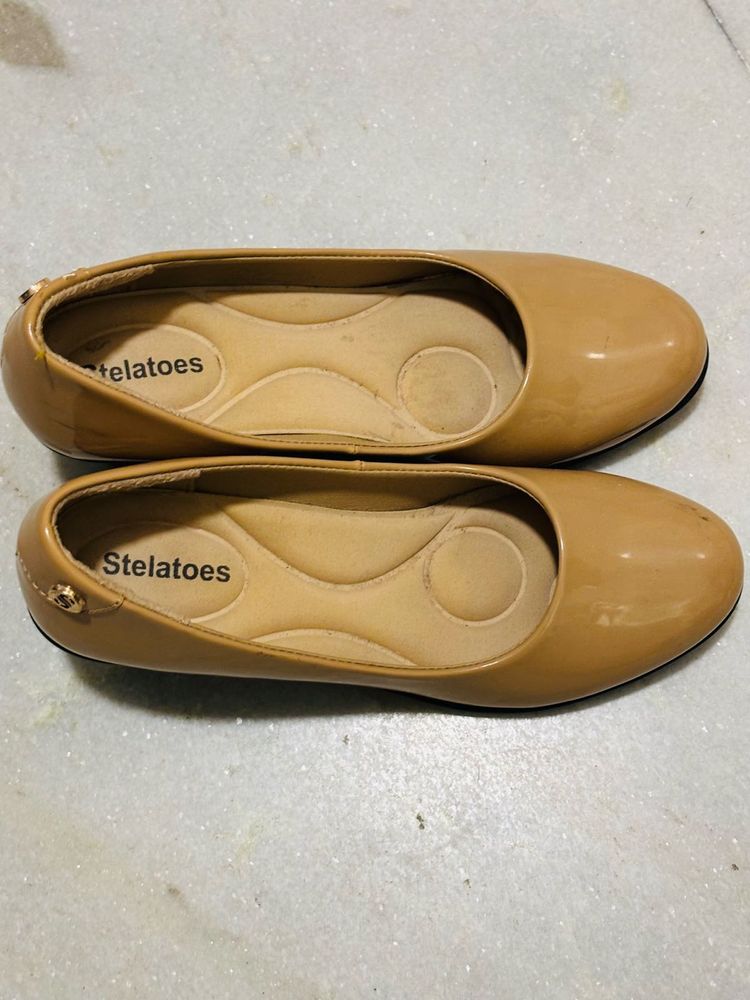 Tan block Heels By Stelatoes