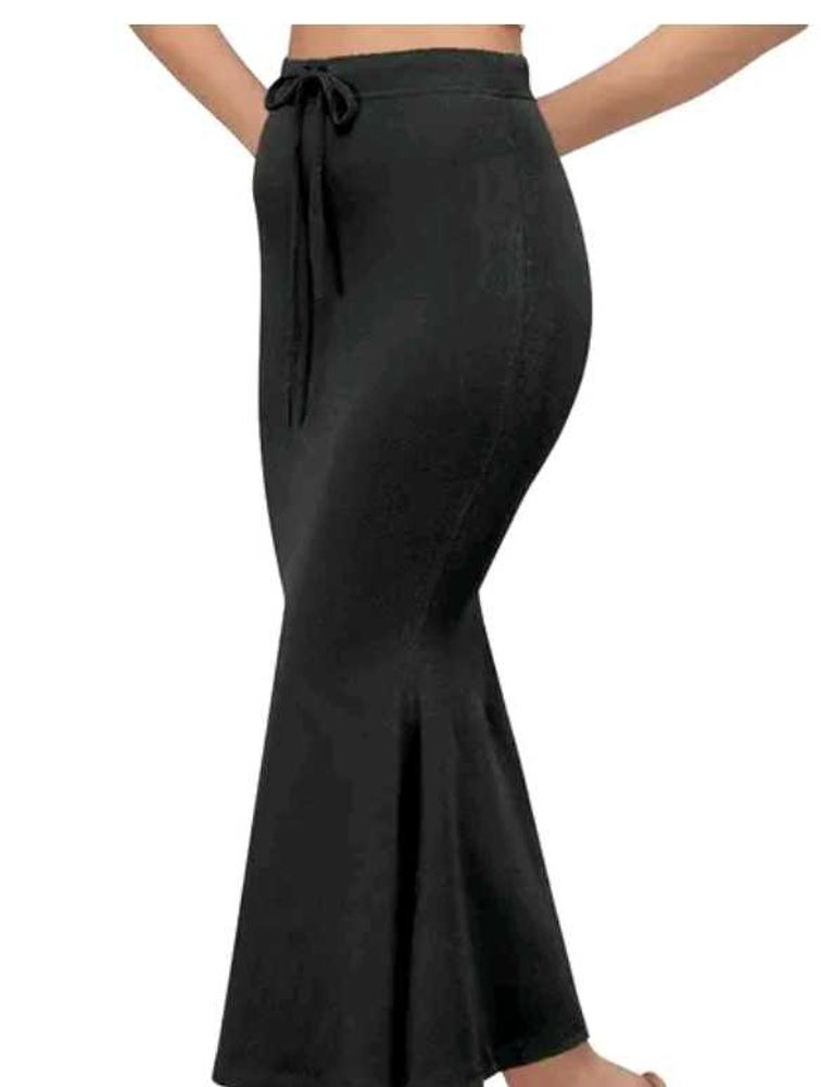 Black Saree Skirt Flared