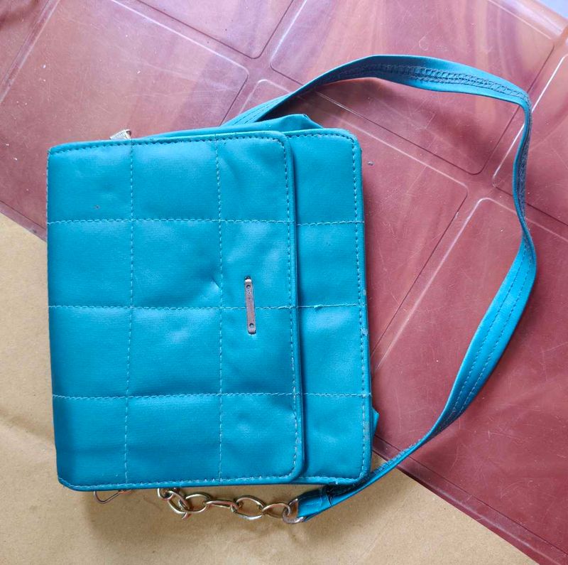 Stylish Blue Crossbody Bag