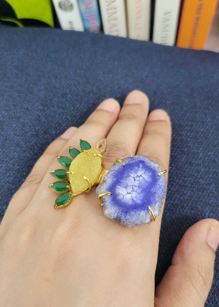 Druzy Stone Ring