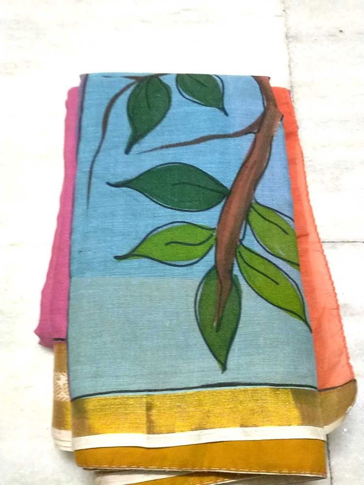 Multi Colour Sari With Attractive Cool Graphics