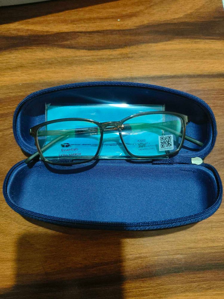 Transparent Brown Full Rim Rectangle Lenskart Air