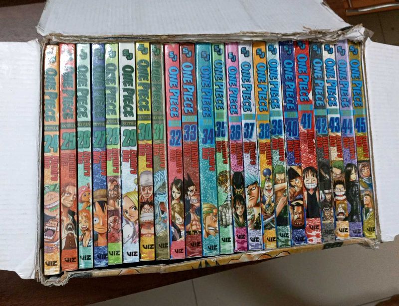 One Piece Box Set 24-45Volumes
