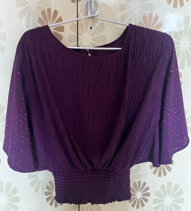 Elegant Purple Top