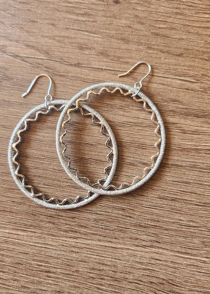 Silver Hoop Earrings