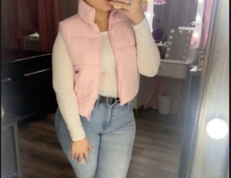 💖 Trendy Pink Puffer Vest 💖