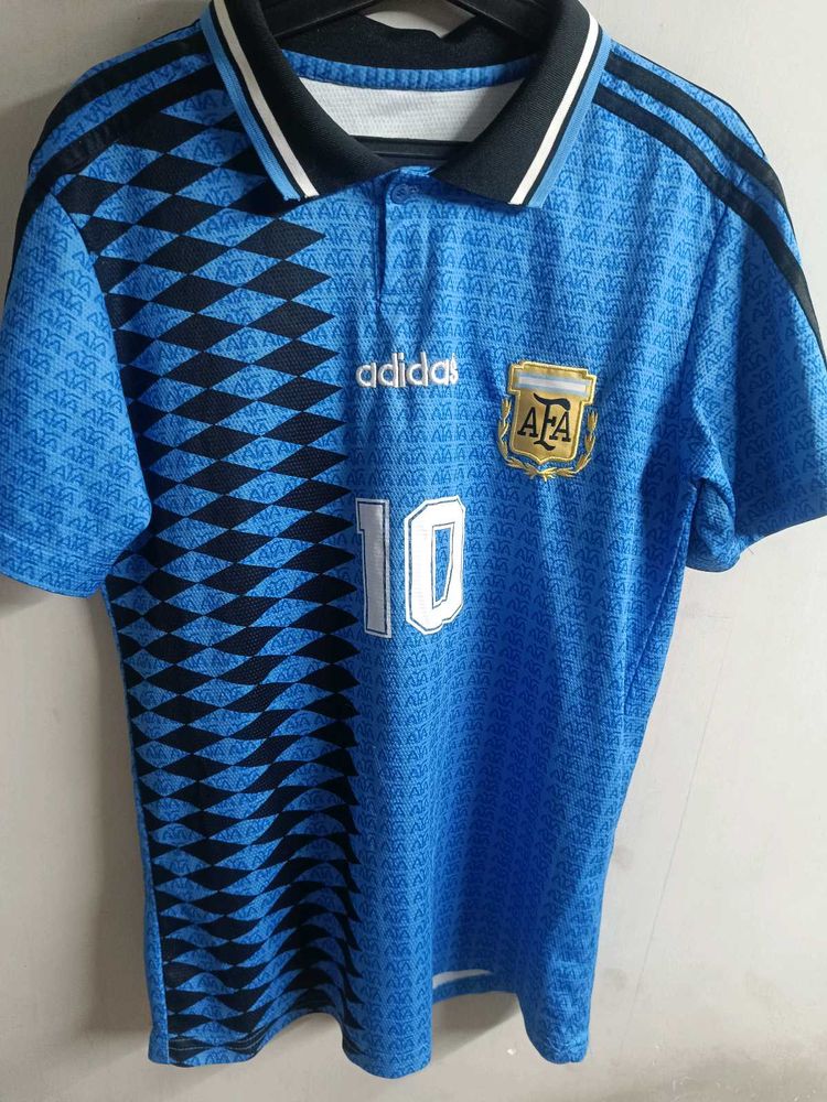 Vintage Argentina Soccer Jersey #10