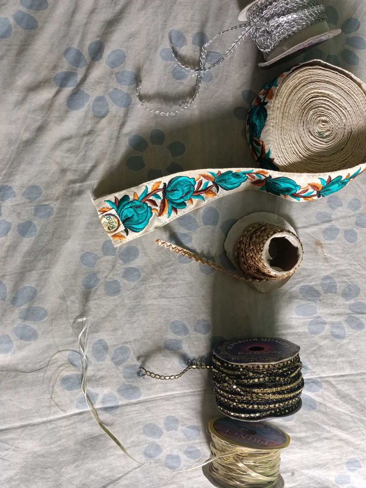 5 Lace, Dress Material