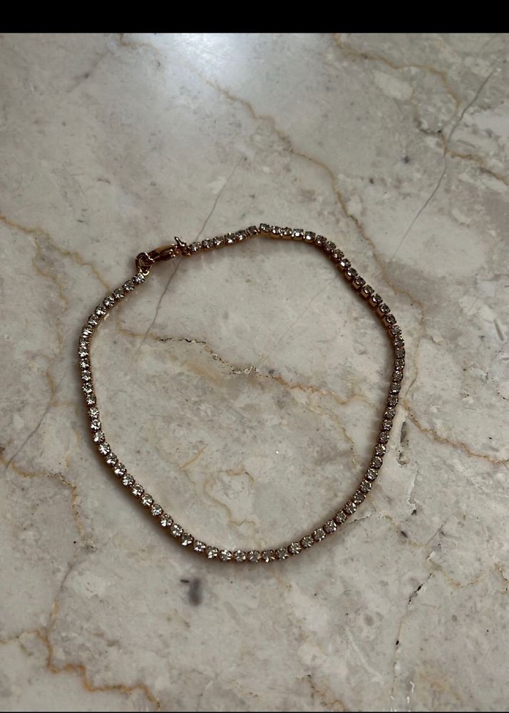 SALE H&amp;M Gold Plated Tennis Bracelet