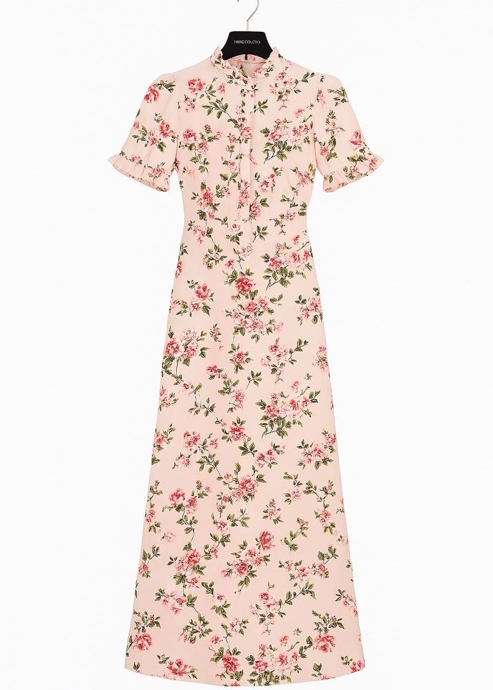 A Line Floral Dress