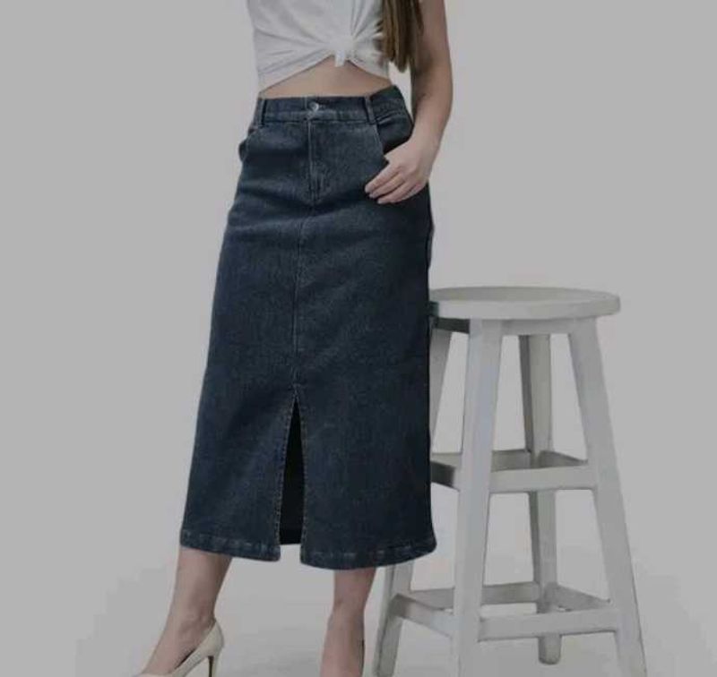 Classic Denim Skirt