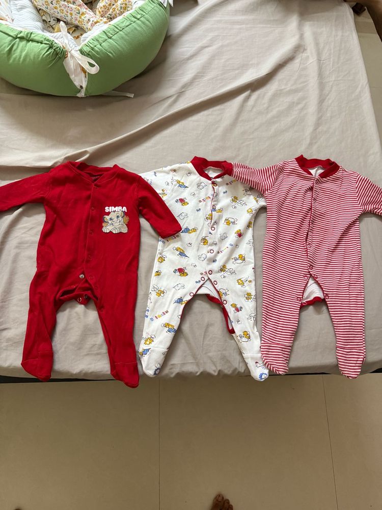 Set Of 3 Rompers For New Born