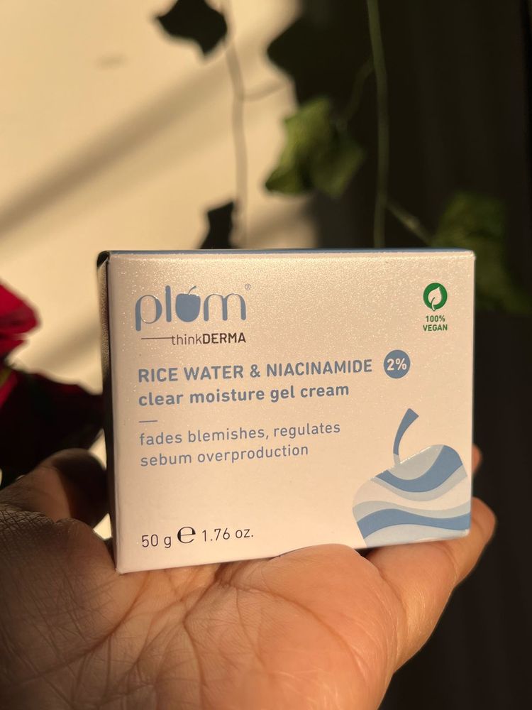 Plum RiceWater&amp; niacinamide Gel Moisturiser