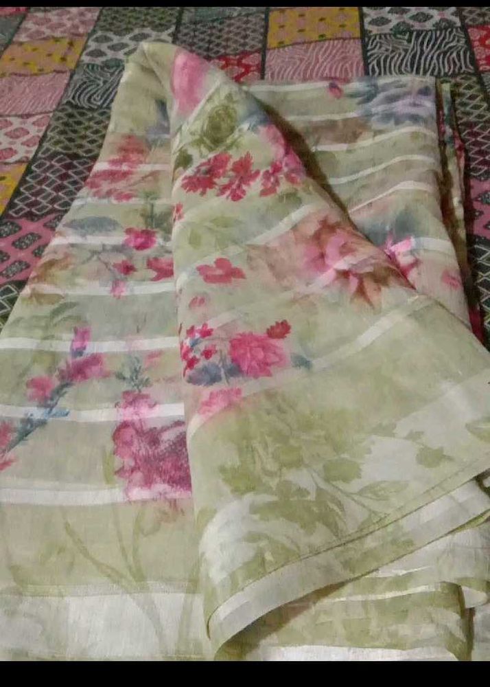 Satin Mix Saree