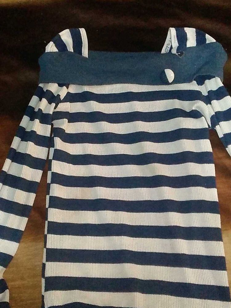 Striped Long Sleeve Top