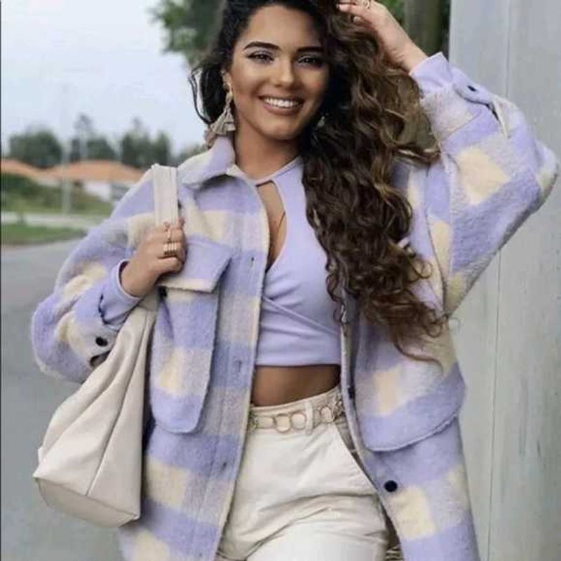 Stylish Plaid Shacket