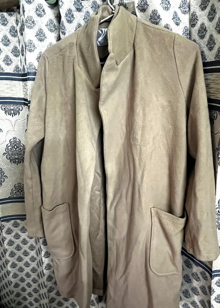Stylish Tan Overcoat