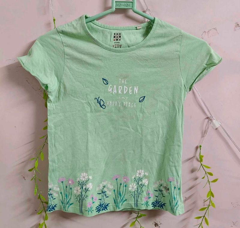Cute Green Graphic Tee