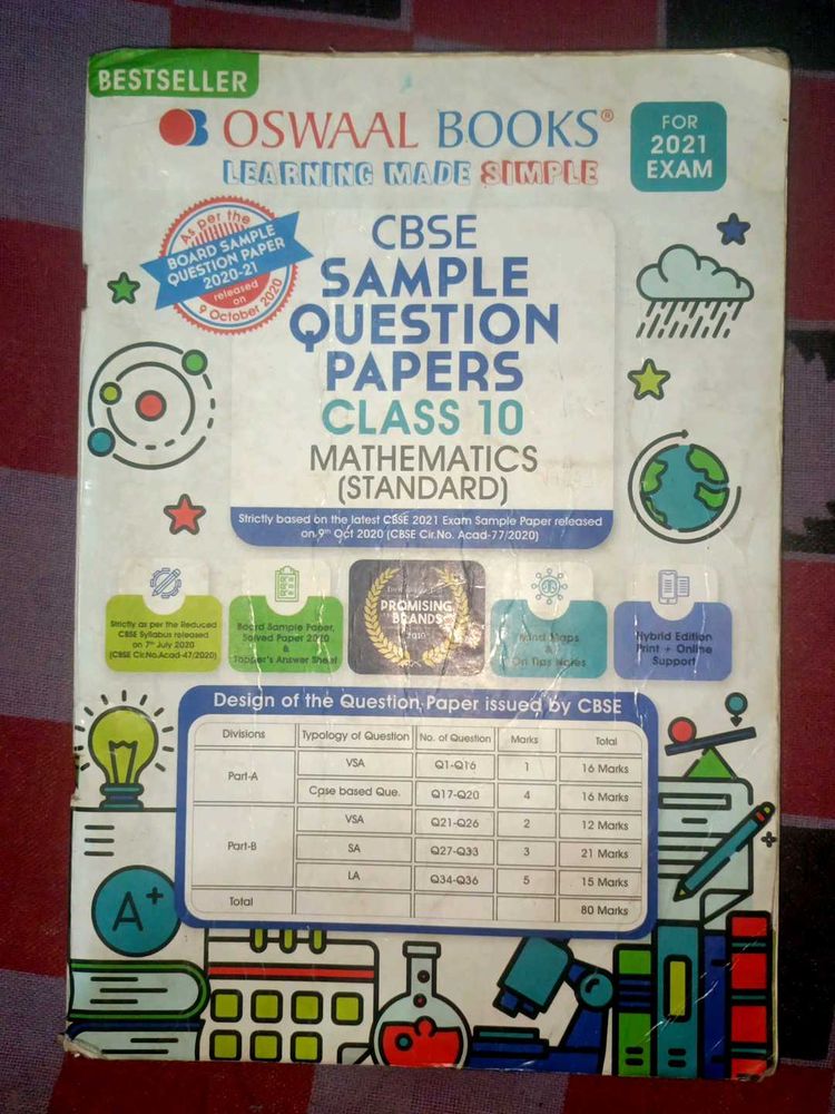 Oswaal Maths Sample Paper Class 10th