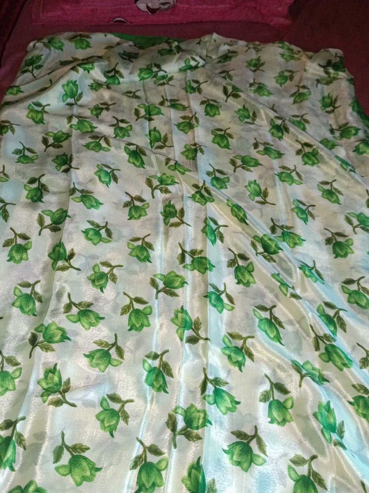 Floral Crape Saree