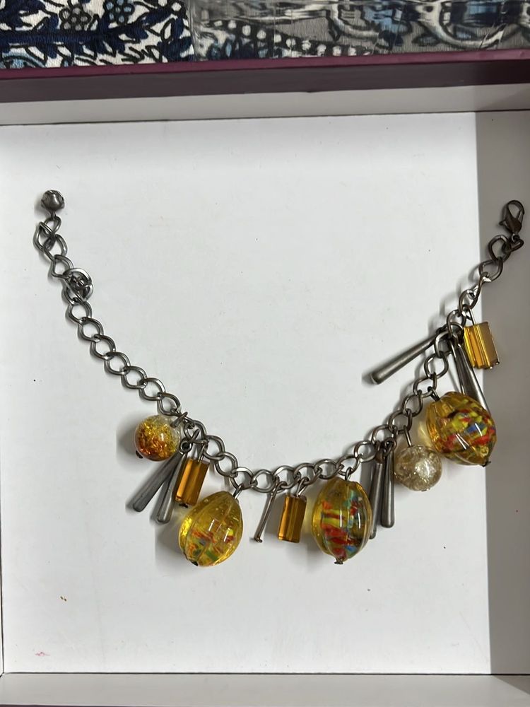 Pinterest Chunky Charm Bracelet