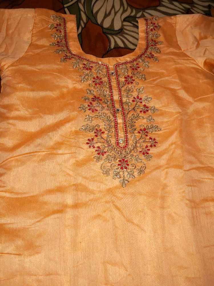 Readymade Kharboozi Kurta Palazzo