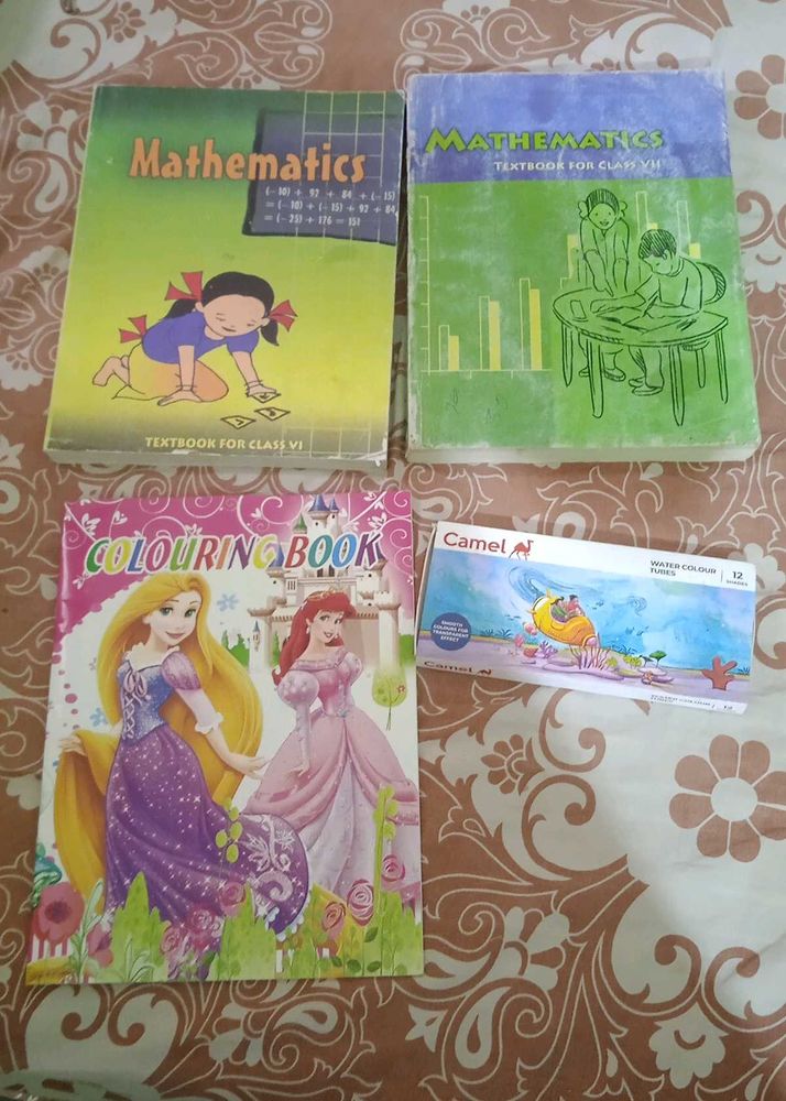 Books and Colours Combo
