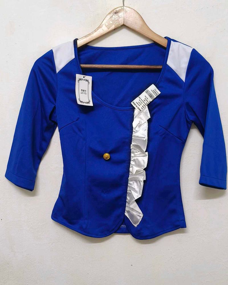 Trendy New Blue Stylish Top