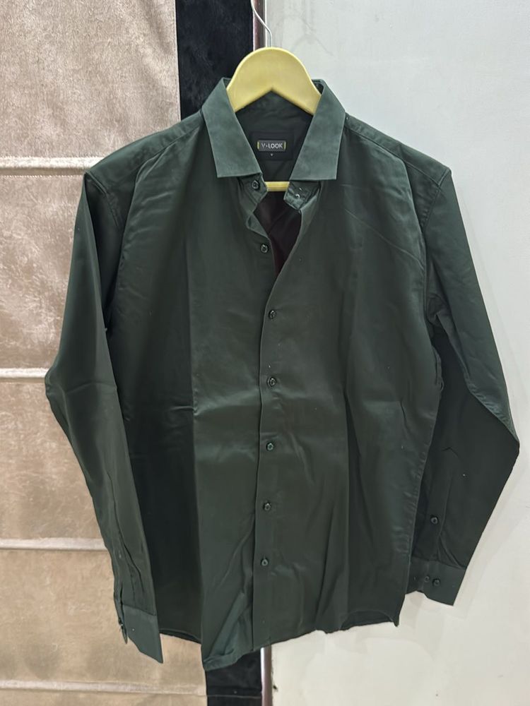 Dark Green Shirt