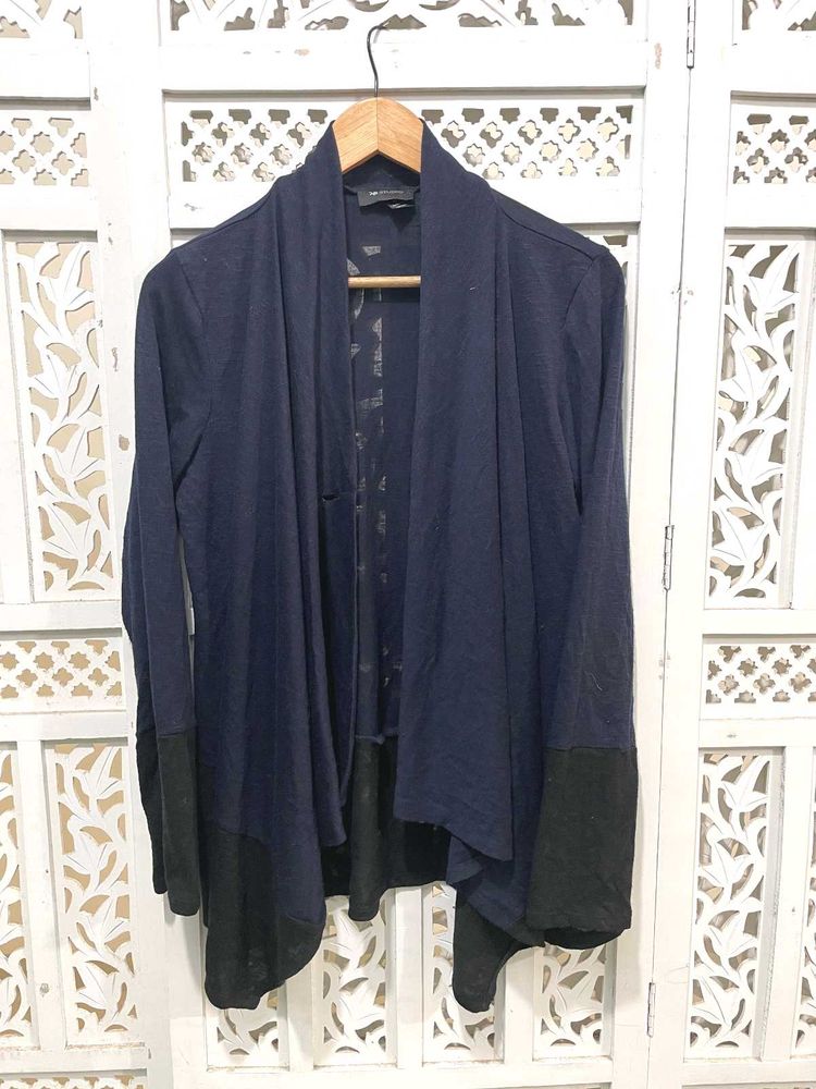Imported Veitnam Navy Open Front Cardigan A