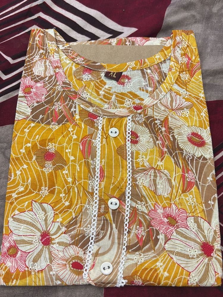 Floral Print Nightgown